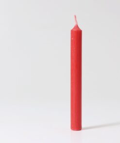 Grimm's Geburtstagsring 10% Bienenwachskerzen 12 Stk | rot