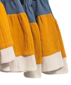 Signorina Topolina Musselin JUP | Tricolore