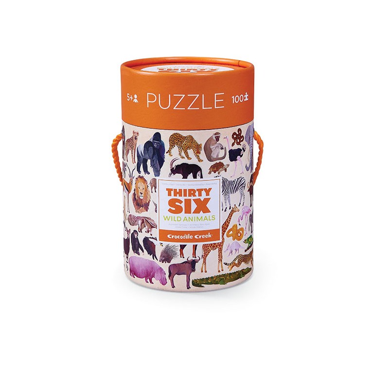 CROCODILE CREEK PUZZLE 100 PCS (ab 5 Jahren) | Wild Animals