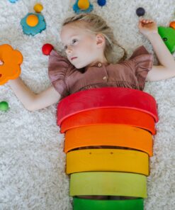 Alternative view of Grimm's Regenbogen aus Lindenholz (ab 3 J.) | gross klassik (12 Teile)