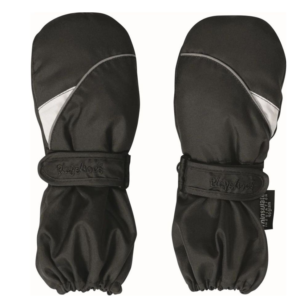 Playshoes Kinder Fausthandschuhe | Schwarz
