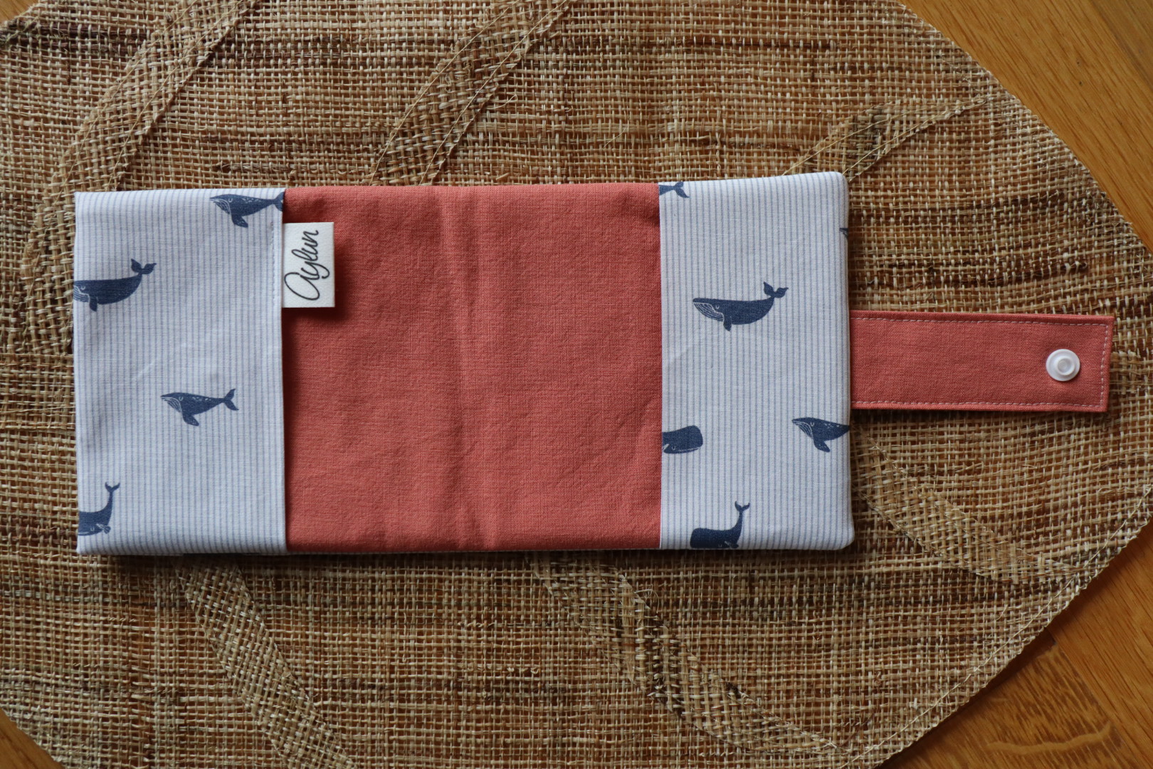 Pixibuchhülle / Pixibuchbibliothek Wal rot