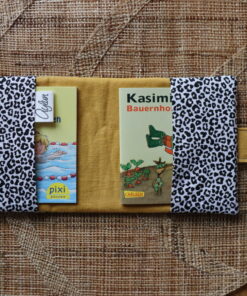 Pixibuchhülle / Pixibuchbibliothek LEO gelb