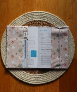 AYLUN Hülle Gesundheitsheft | Vögel & Blumen Rosa