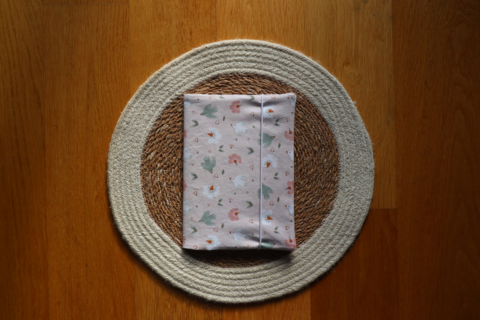 AYLUN Hülle Gesundheitsheft | Vögel & Blumen Rosa – Bild 3