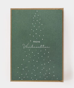 kartenmarie Klappkarte Weihnachten | Tannenbaum im Schnee