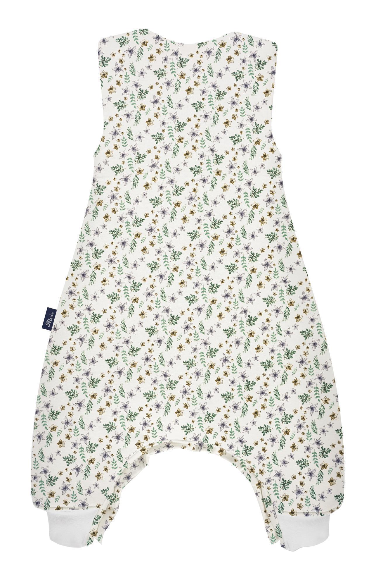 Alvi® BIO Musselin Schlafsack mit Beinen Light Mull | Petit Fleurs – Bild 3
