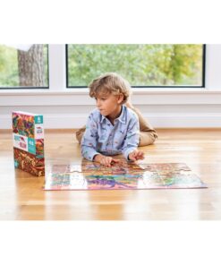 Alternative view of CROCODILE CREEK Puzzle 48 PCS (ab 4 Jahren) Above & Below | Dino