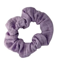 Musselin Scrunchie Erwachsene | lila