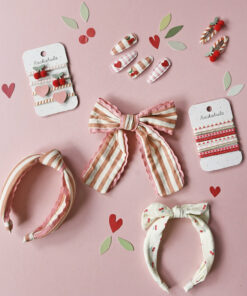 Rockahula Haarspangen | Cherry Stripe