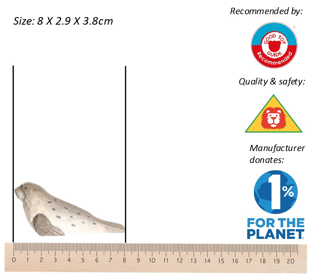 Wudimals® Tierspielzeug aus Holz | Seehund