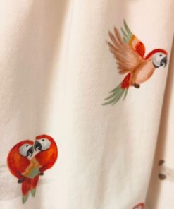 Signorina Topolina Pulli mit Volant | Papagei