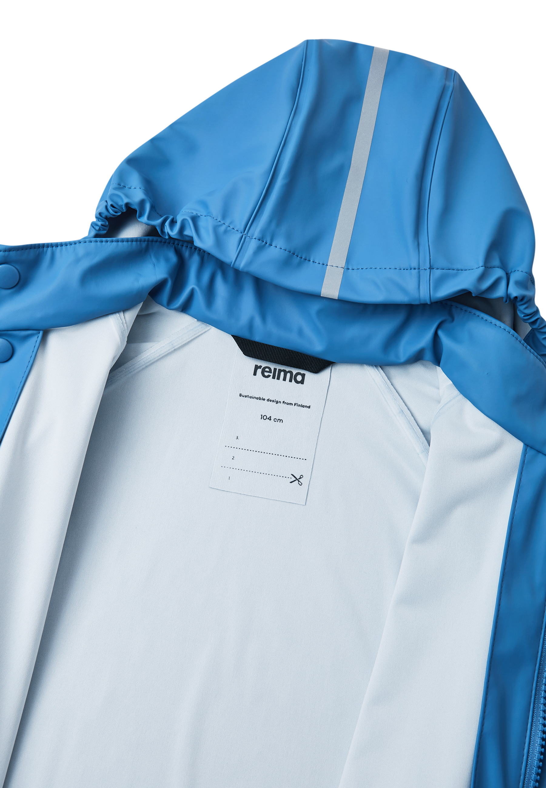 REIMA Kinder Regenjacke Lampi | denim blue – Bild 5