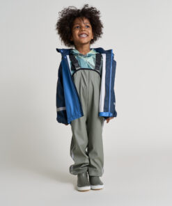 REIMA Kinder Regenhose Lammikko | Greyish green