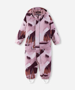 REIMA Wasserdichter Kleinkinder Schneeanzug Puhuri | grey pink