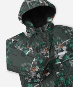 Reima Kleinkind Skijacke KUSTAVI | Thyme green