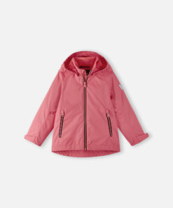 REIMA Wasserdichte Kinder Übergangsjacke Soutu | misty red