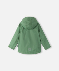REIMA Wasserdichte Kinder Übergangsjacke Soutu | green clay