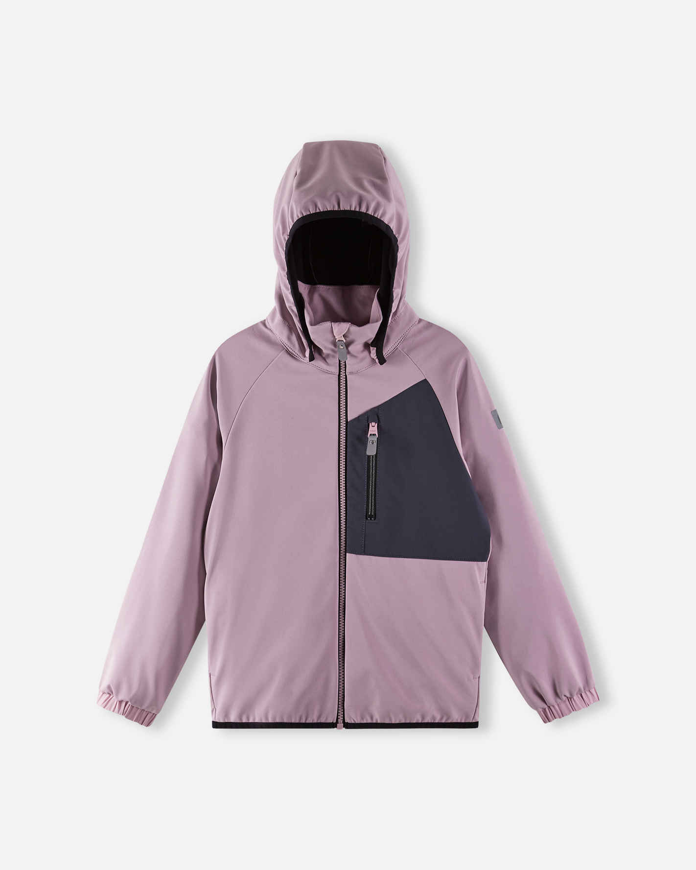 REIMA gefütterte leichte Softshell Jacke MUKANA | Grey Pink – Bild 8
