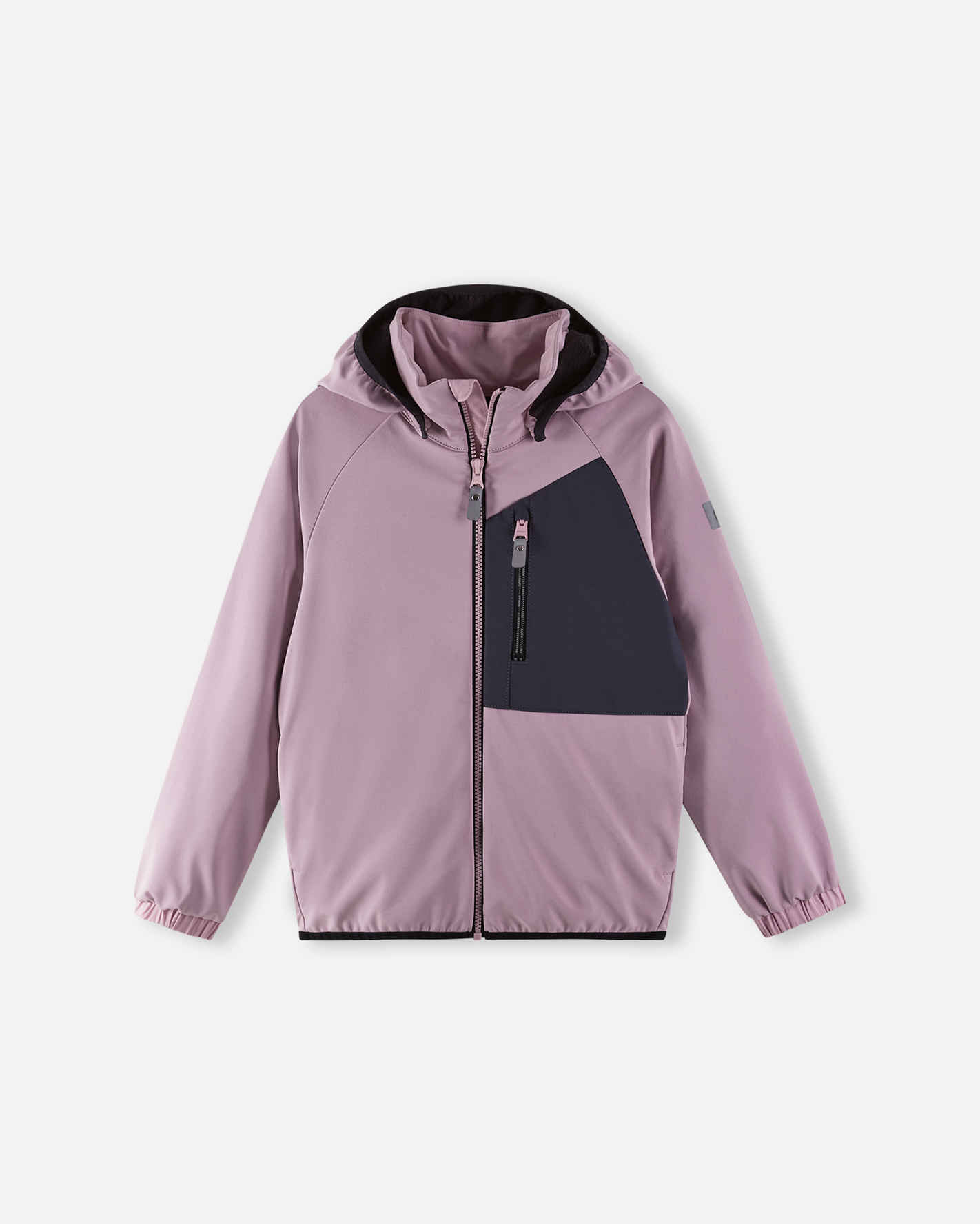 REIMA gefütterte leichte Softshell Jacke MUKANA | Grey Pink