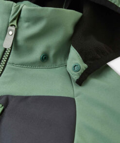 Alternative view of REIMA gefütterte leichte Softshell Jacke MUKANA | Green Clay