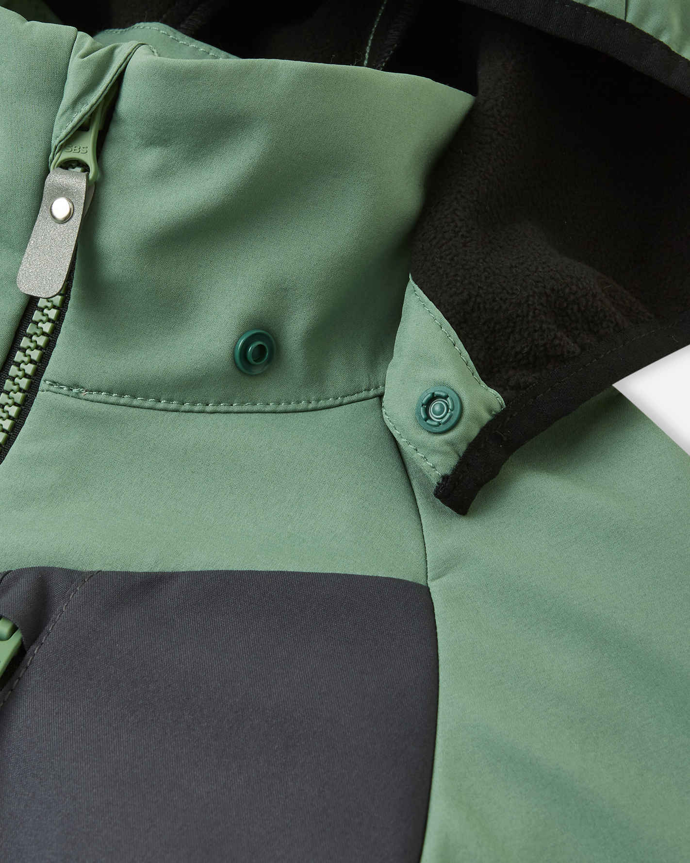 REIMA gefütterte leichte Softshell Jacke MUKANA | Green Clay – Bild 2