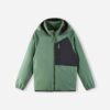 REIMA gefütterte leichte Softshell Jacke MUKANA | Green Clay