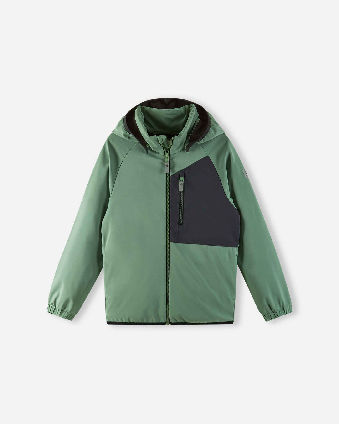 REIMA gefütterte leichte Softshell Jacke MUKANA | Green Clay