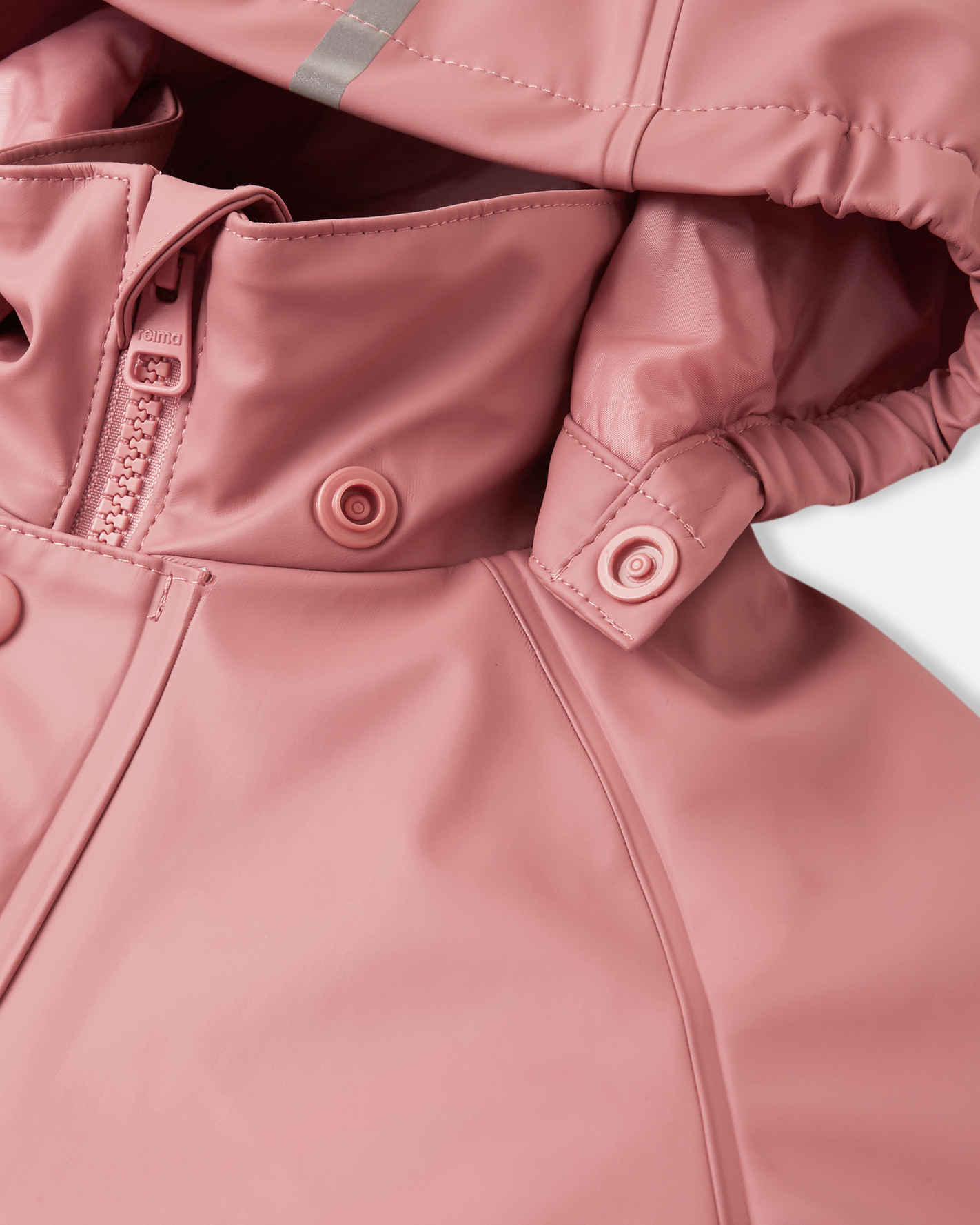 REIMA gefütterter Regenoverall RAPAKKO | Rose blush – Bild 2