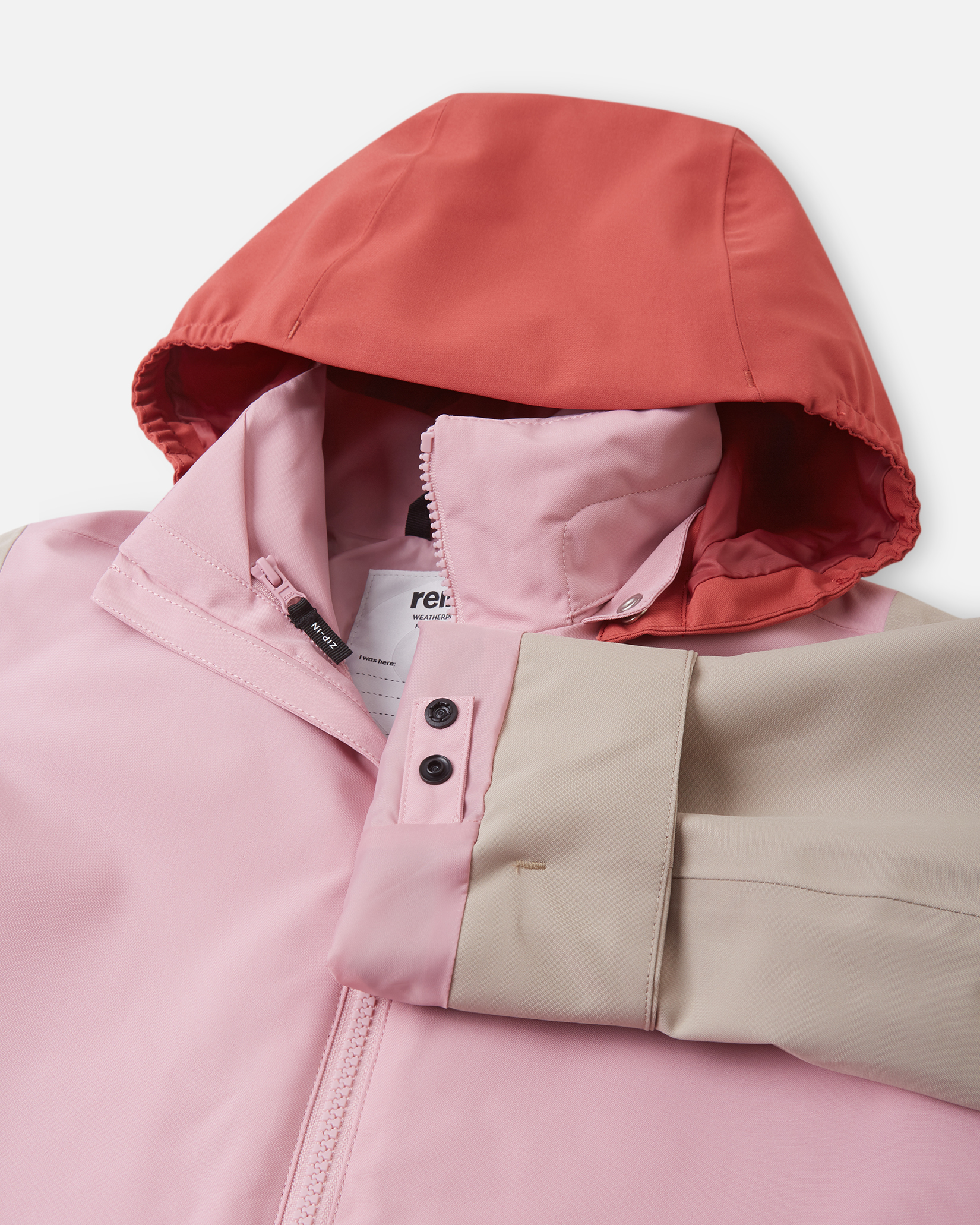 REIMA REIMATEC Übergangsjacke / Winterjacke (zip-in) SYSMA | grey pink – Bild 2