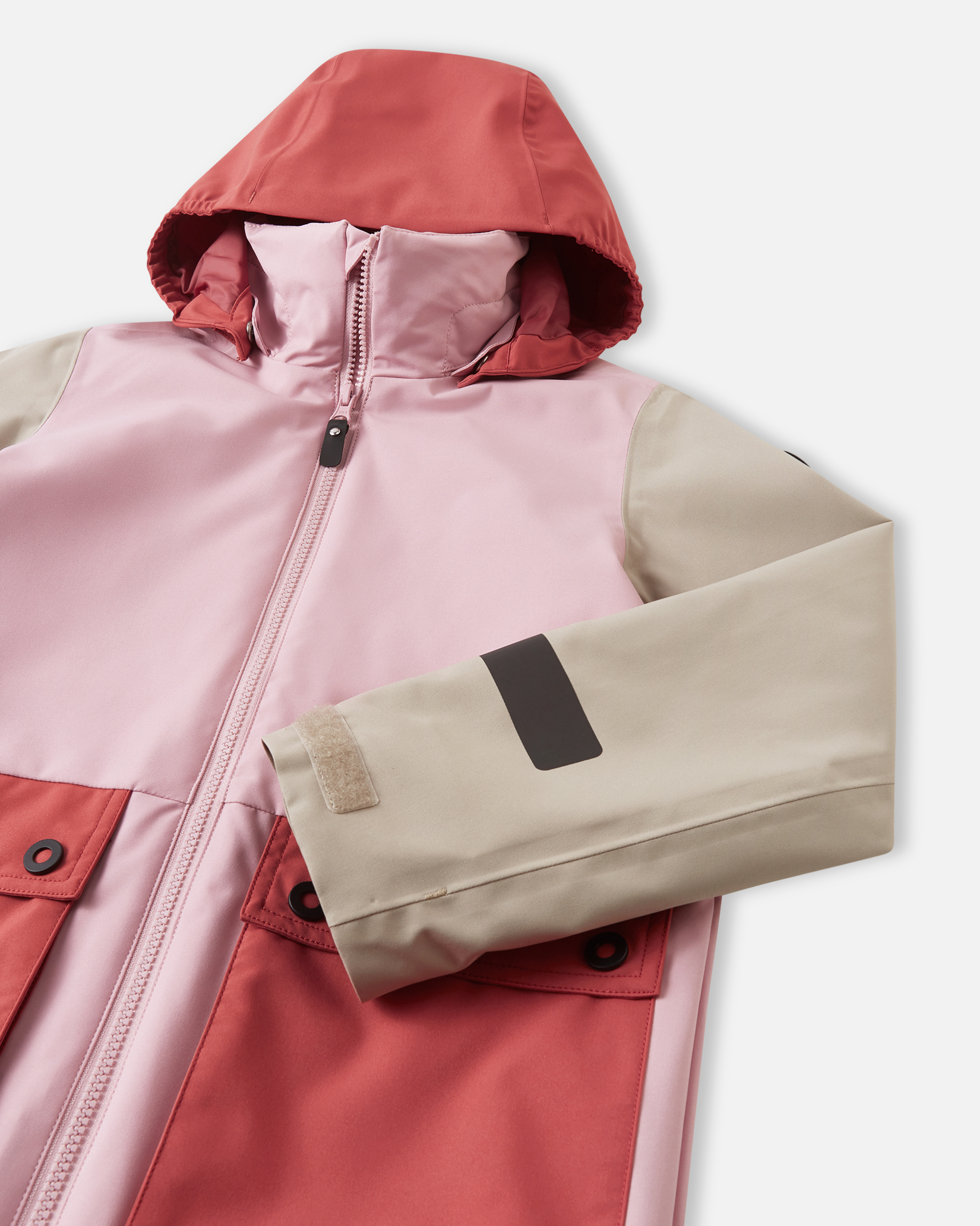 REIMA REIMATEC Übergangsjacke / Winterjacke (zip-in) SYSMA | grey pink – Bild 10