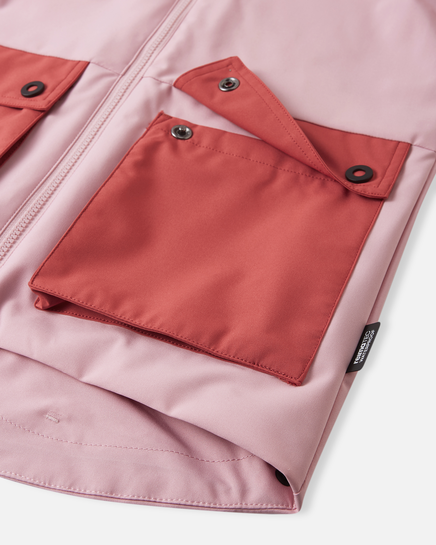 REIMA REIMATEC Übergangsjacke / Winterjacke (zip-in) SYSMA | grey pink – Bild 7