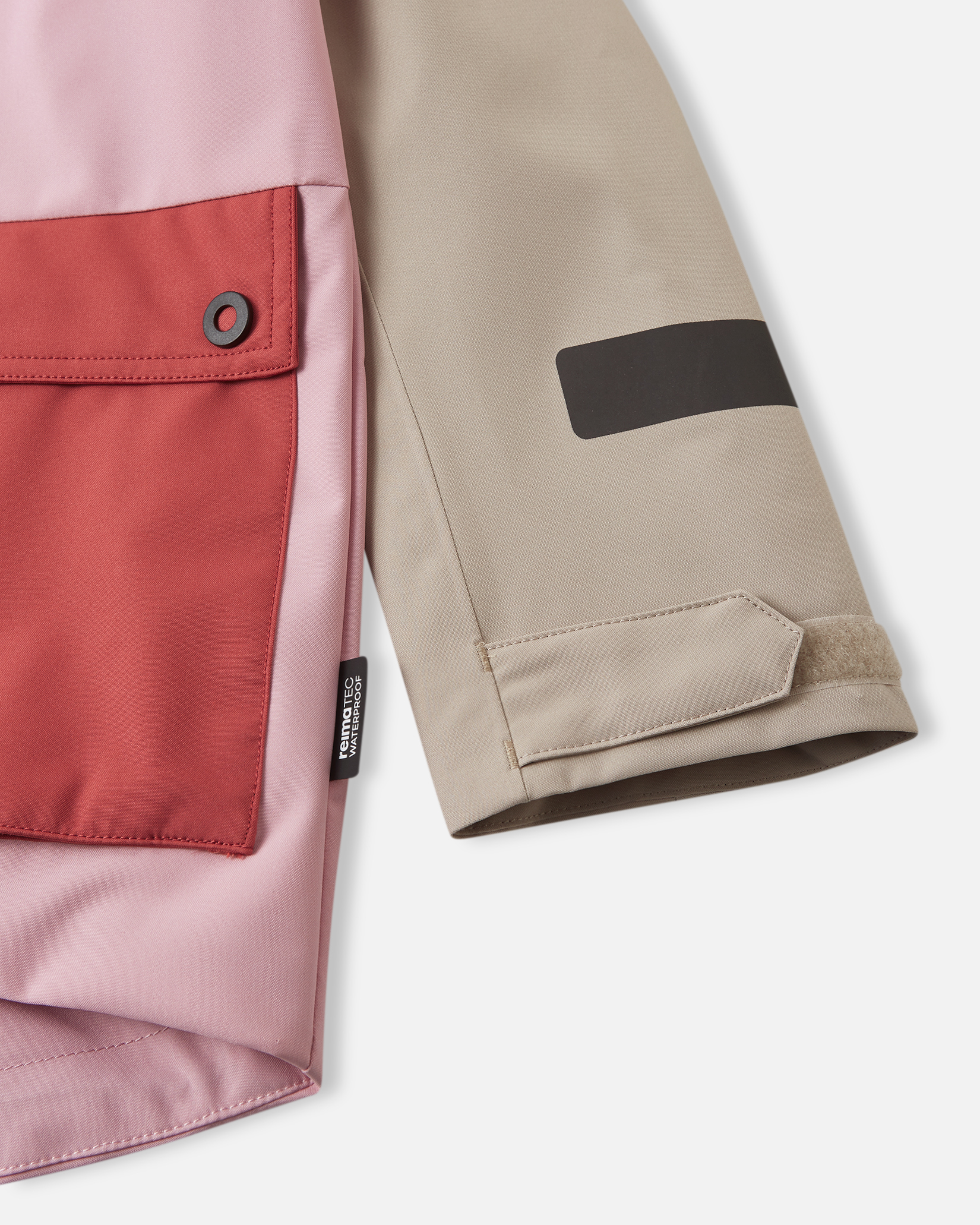 REIMA REIMATEC Übergangsjacke / Winterjacke (zip-in) SYSMA | grey pink – Bild 5