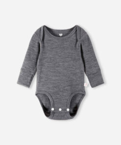 Reima Merino Baby Body UTU | Melange grey
