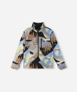 REIMA Fleece Jäckli (zip-in) IISISTI | earthy beige