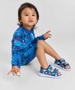 REIMA Kleinkind UV Overall Moomin Sandig | Turquoise Blue