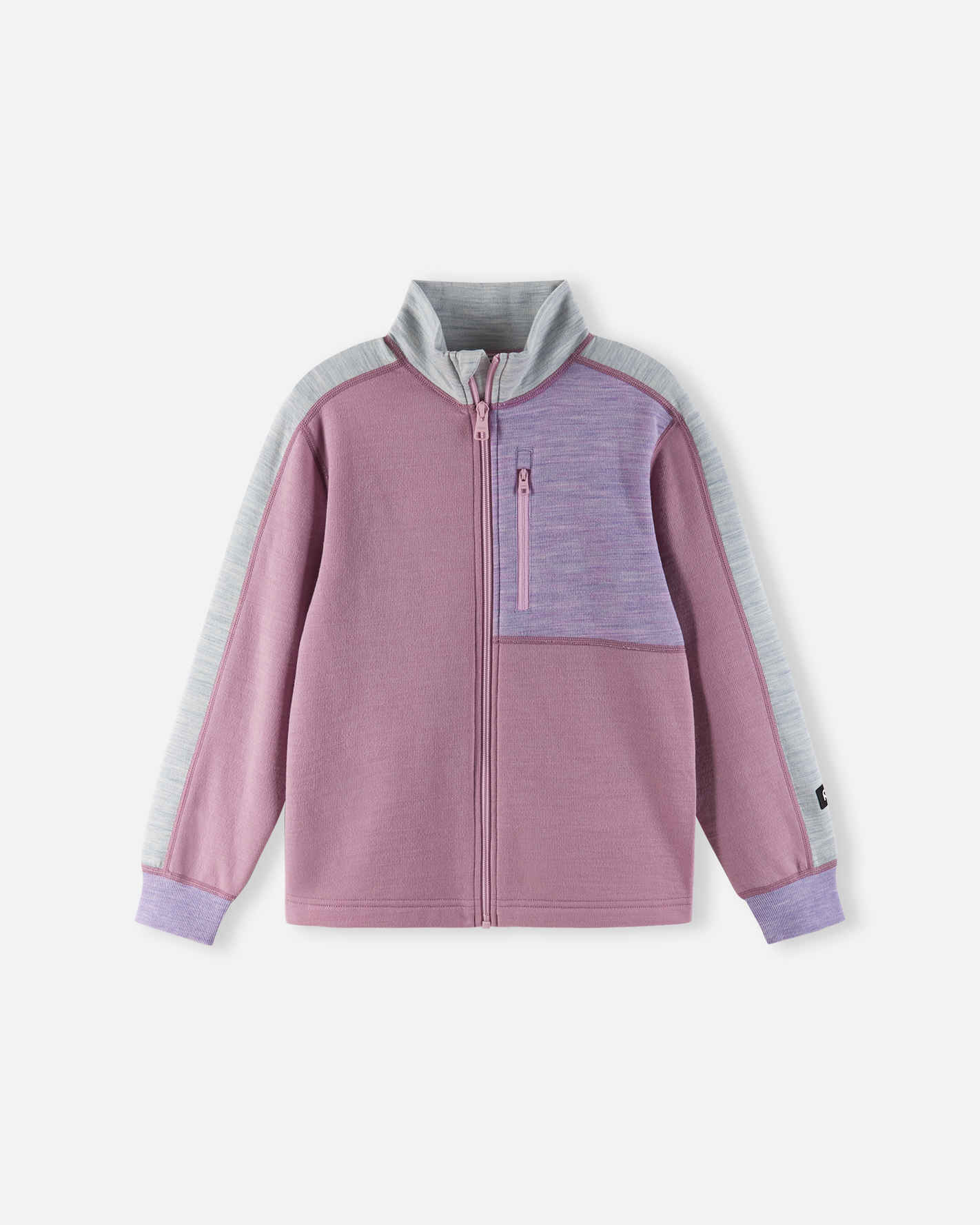 REIMA Merinomix Fleece Jacke MERIN | grey pink