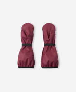 REIMA Kinder Regenfäustlinge Puro (leicht gefüttert) | Jam red