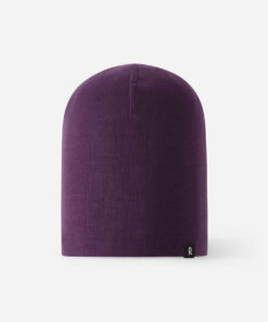 Reima leichte Merino (100%) Mütze DIMMA | deep purple