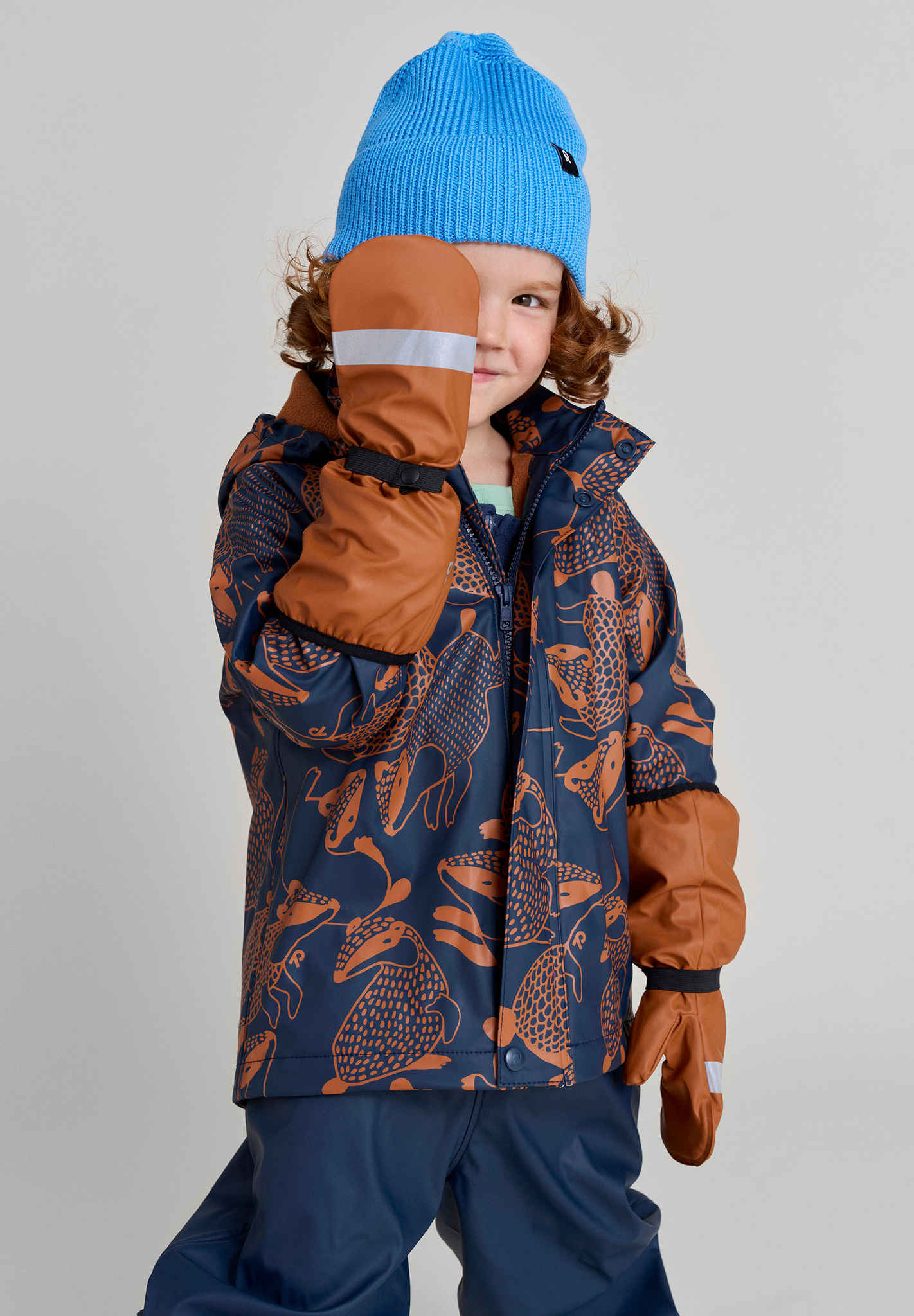 Reima Kinder Woll Mütze Reissari | gelb – Bild 5