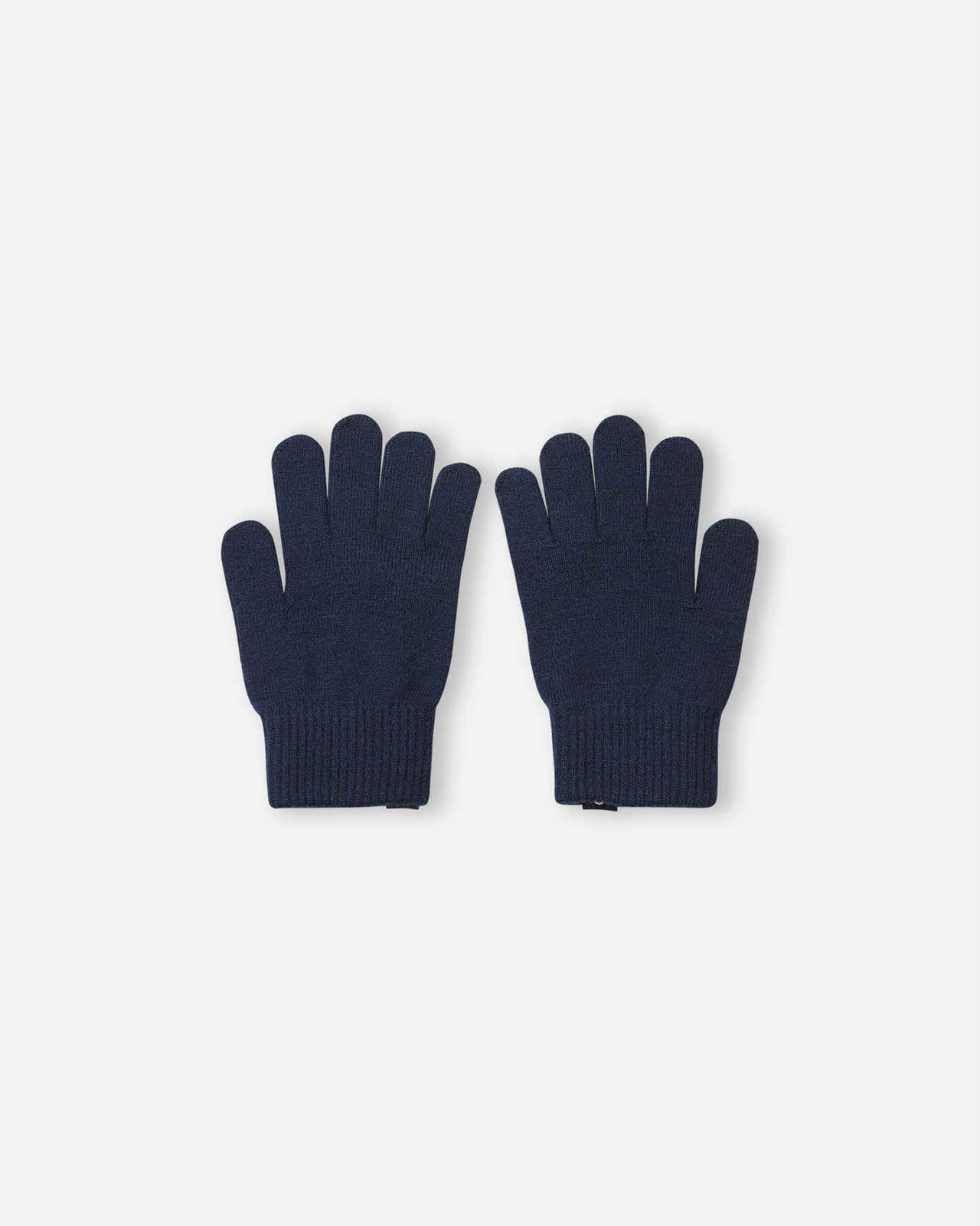 REIMA Strick Handschuhe (mit Merino) SORMIN | Navy – Bild 2