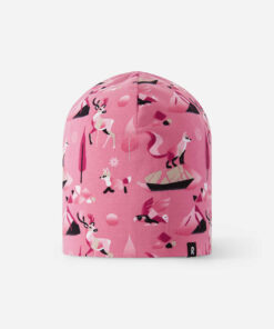 REIMA leichter wendbarer Baumwoll Beanie TANSSI | Soft Coral