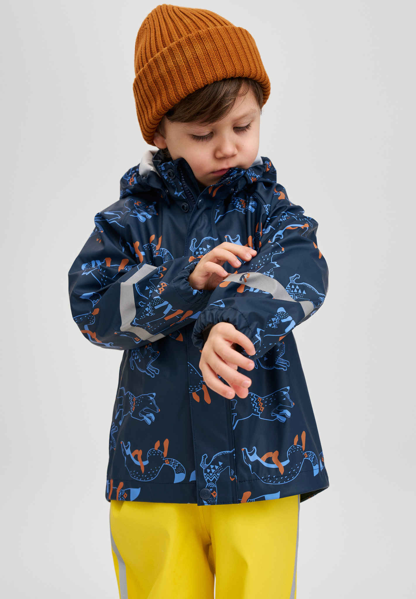 Reima Bio Baumwoll Beanie Hattara | Cinnamon brown – Bild 10