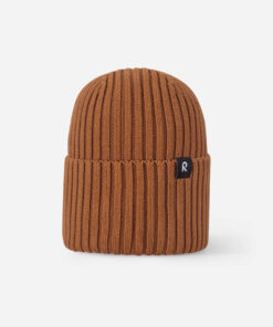 Reima Bio Baumwoll Beanie Hattara | Cinnamon brown