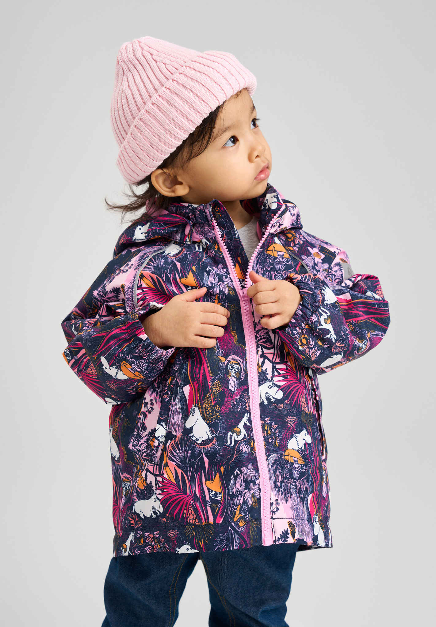 Reima Bio Baumwoll Beanie Hattara | Pale rose – Bild 2