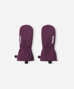 REIMA Kinder Softshell Fäustlinge OSATEN | deep purple