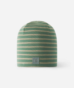 REIMA Fleecegefütterter Baumwoll Beanie TANTSU | Green Clay