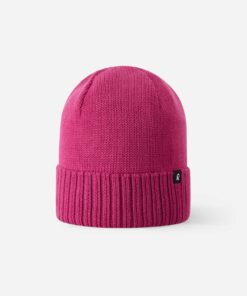 Reima Wollmix Winter Mütze (gefüttert) Kalotti | rosy berry