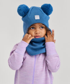 REIMA Merino (100%) Sturmhaube / Balaclava VEKKULI | blue ocean