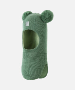 REIMA Merino (100%) Sturmhaube / Balaclava VEKKULI | green clay